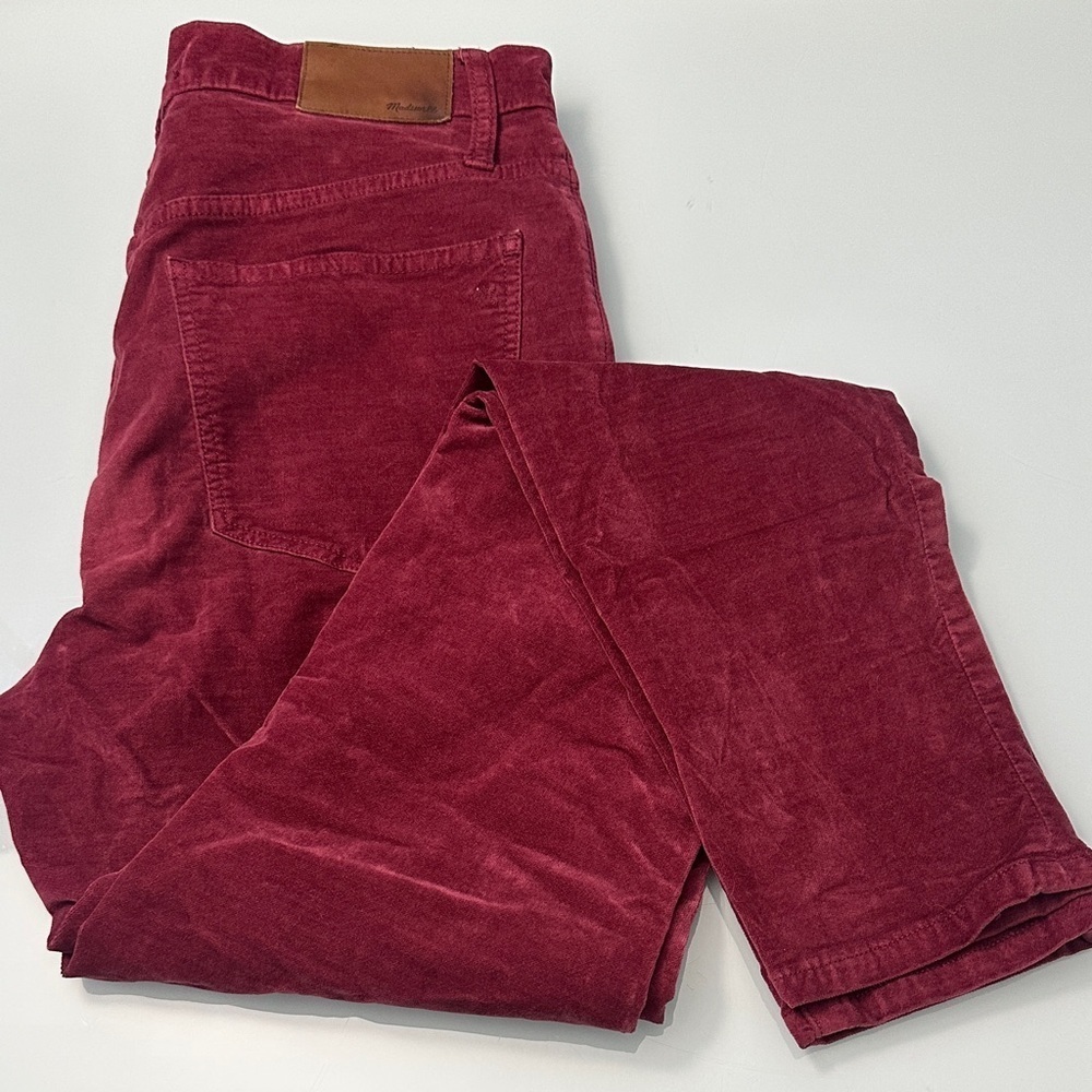Madewell Skinny Velvet Pants